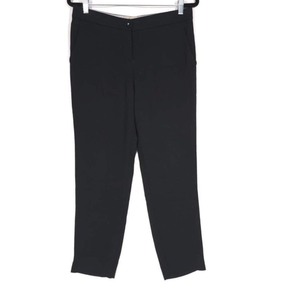 ETRO ITALY🇮🇹MADE Women's Dress Pants Size 42 US 6 Spa‎ Via Spartaco 3 Black